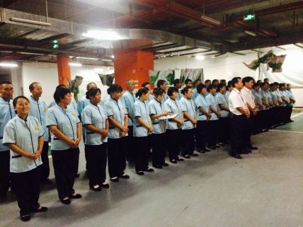 壹海城玺湾保洁员工